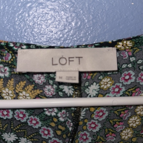 LOFT Garden Button Dolan Dress - medium. HH - Picture 5 of 7